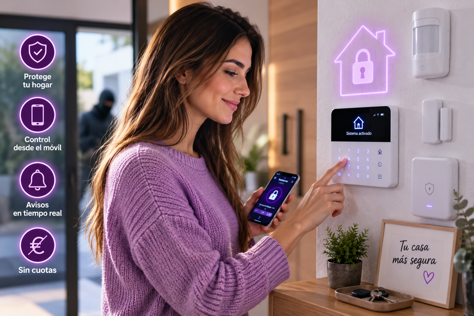 Alarmas sin cuotas en Mula
