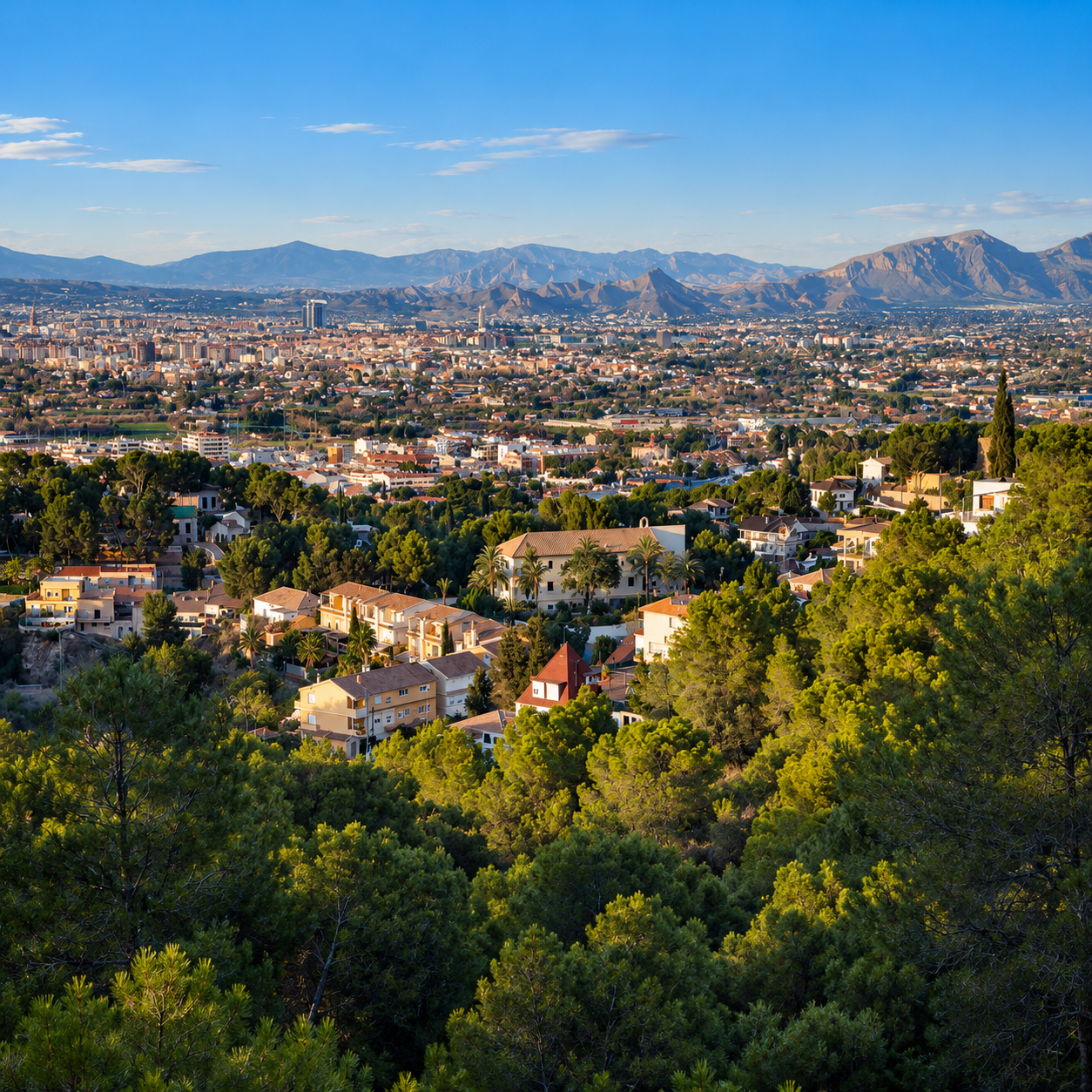 Entorno de La Luz y El Valle en Santo Ángel, Murcia