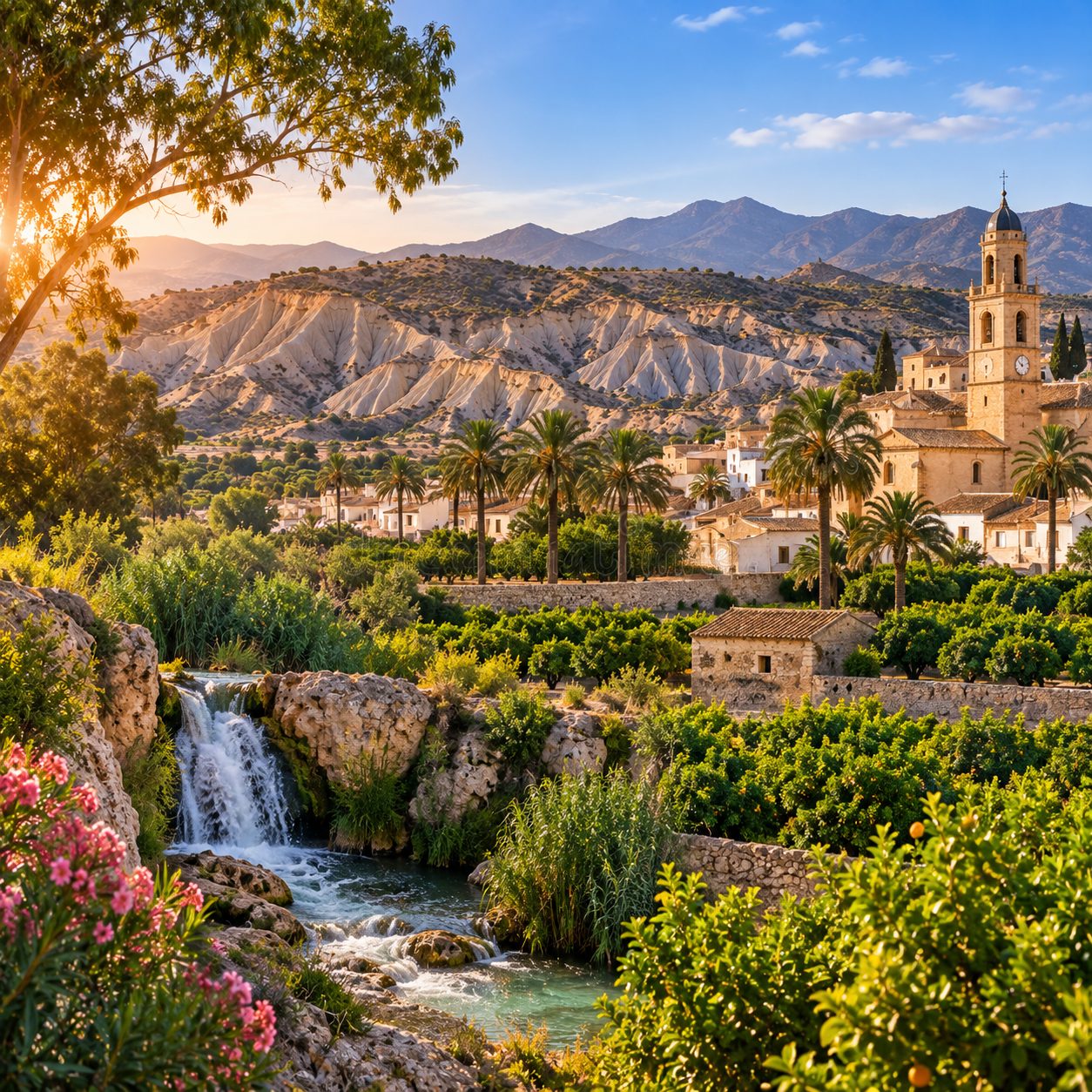 Paisaje del Valle de Ricote en Abanilla
