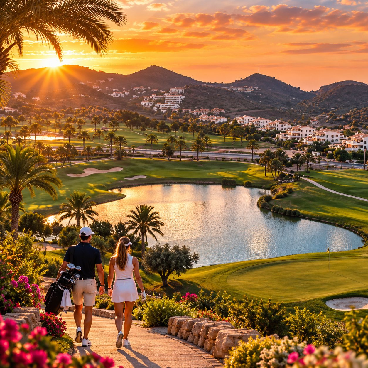 Paisaje del Valle de Ricote en La Manga Club