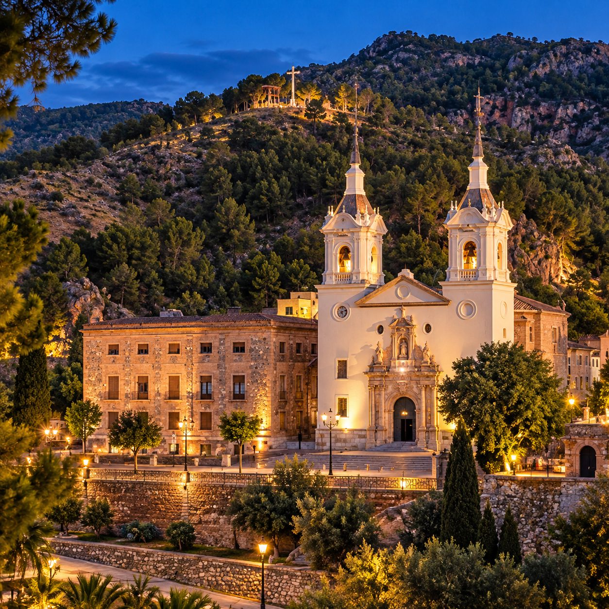 Santuario de la Fuensanta y entorno de Algezares