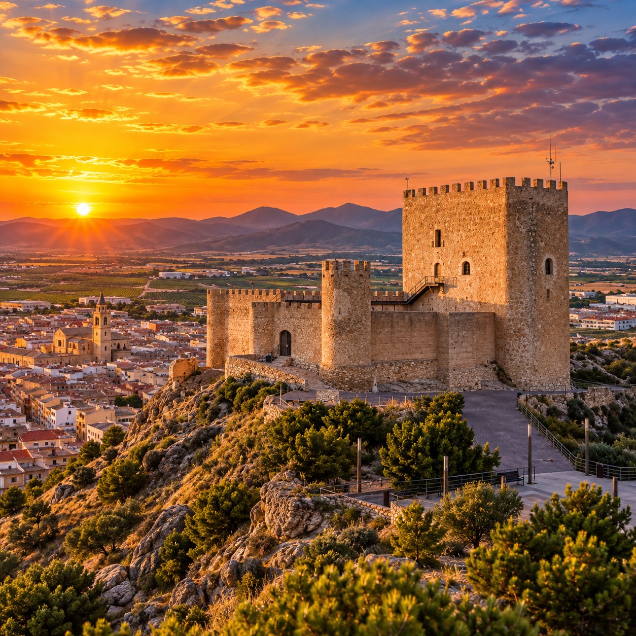 Paisaje y viñedos de Jumilla